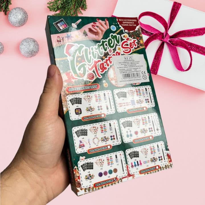 Swiateczny zestaw do tatuażu