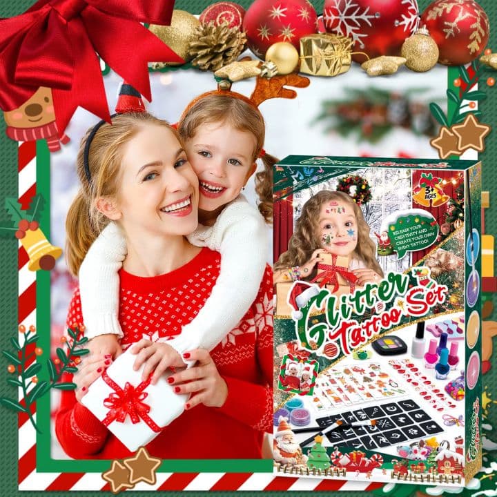 Swiateczny zestaw do tatuażu